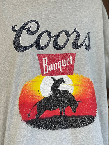 Coors Banquet Beer Graphic Tee NEW COLOR!- Lunar Rock